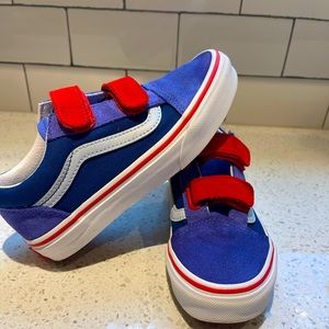 Vans Color Block Old Skool V Shoe- Little Kids 1.5